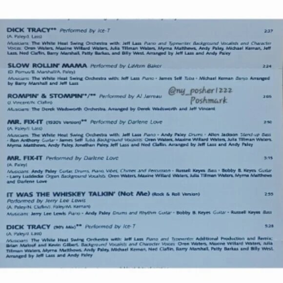 *𝓥𝓲𝓷𝓽𝓪𝓰𝓮 Dick Tracy Motion Picture Movie Soundtrack Cassette Tape - Picture 9 of 9